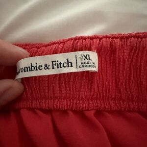 Abercrombie & Fitch Vibrant Red Skirt